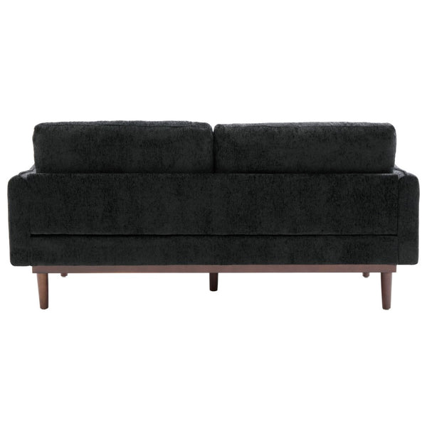 English Elm Modern Chenille Loveseat with Pocket Spring Cushions and Rubberwood Legs for Living Room N763P347228B