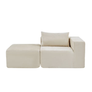 English Elm Christopher Knight Home® - 107" Compressed Sectional Sofas In Elegant Khaki - Modular Design, Cloud-Like Comfort & Durability! N771P346765V_N771P346766V