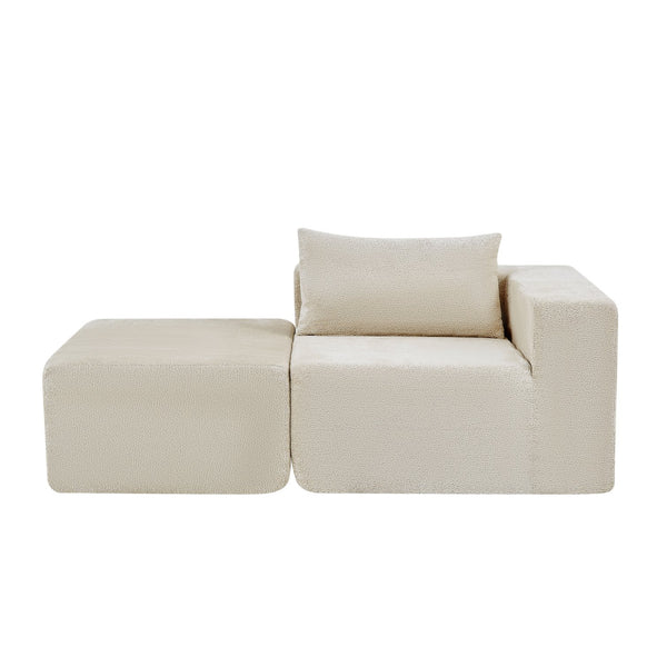 English Elm Christopher Knight Home® - 107" Compressed Sectional Sofas In Elegant Khaki - Modular Design, Cloud-Like Comfort & Durability! N771P346765V_N771P346766V