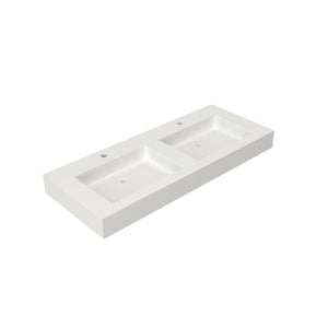 English Elm Stone Resin Seamless Basin Sink for Spa and Contemporary Bathroom Vanity Decor T3785P355766
