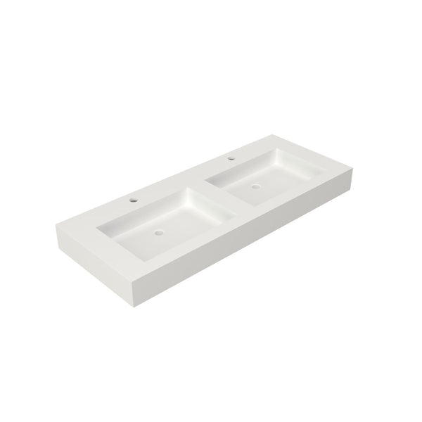 English Elm Stone Resin Seamless Basin Sink for Spa and Contemporary Bathroom Vanity Decor T3785P355766