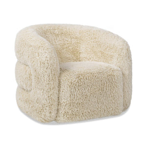 English Elm Becker Solid Oak Genuine Sheepskin Accent Armchair Rustic Farmhouse Living Room B2719P277873