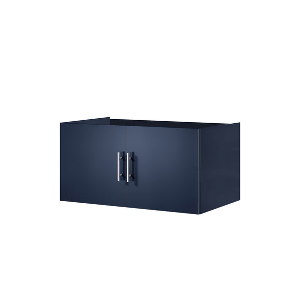 English Elm Navy Blue Bath Vanity – Elegant 36” W X 22” D Bathroom Centerpiece With Ample Storage & Soft-Close Hardware B2731P258612