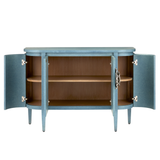 Briallen Blue Demi-Lune Cabinet