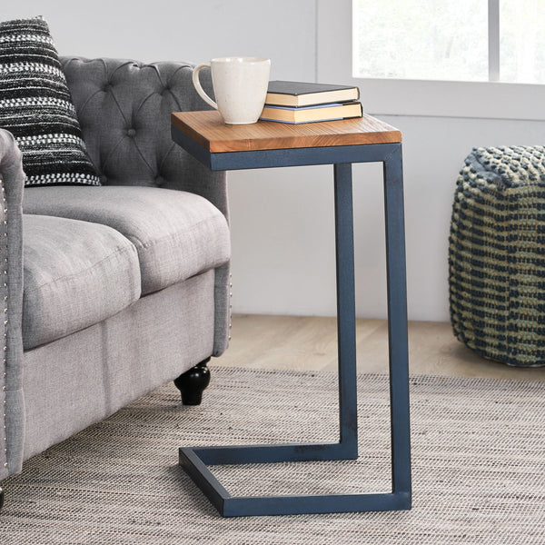 English Elm Christopher Knight Home® - Accent Table - Rustic Firwood Antique Design With Iron Frame For Versatile Home Décor Solutions 58970.00L