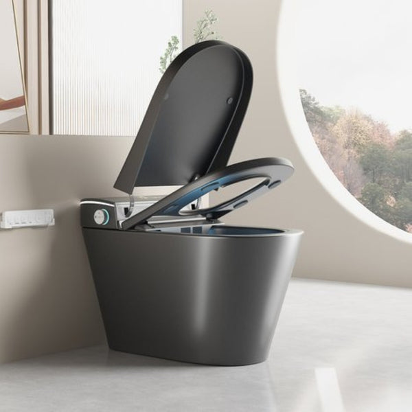 English Elm Unique Intelligent One-piece Toilet with Integrated Bidet Heated Seat and Auto Lid Grey W3133P414566