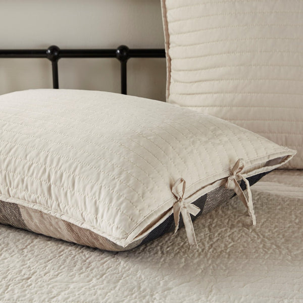 English Elm 6 Piece Reversible Plaid Daybed Cover Set with Herringbone Cabin Quilt, Twin Fit, Machine Washable Multicolor 17.72 L x 15.75 W x 7.48 H B035P266679