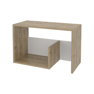 English Elm Fm Furniture Vega Side Table - Stylish Melamine With Open Storage For Modern Homes & Offices B128P293872