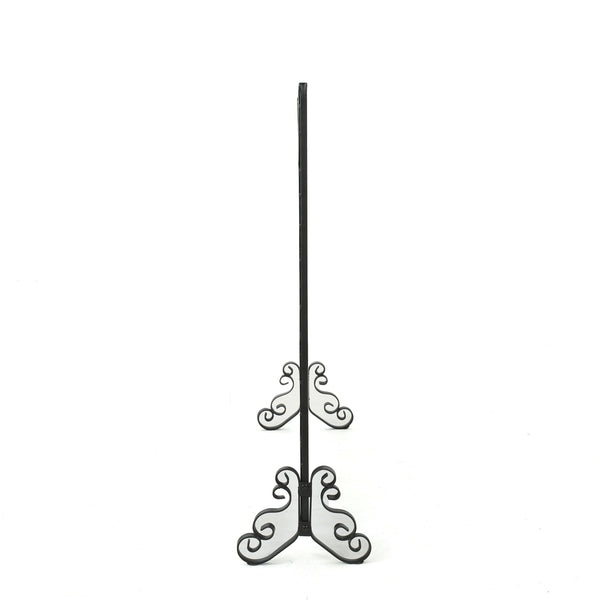 English Elm Christopher Knight Home® - FIRE Iron Single-Panel Fireplace Screen with Diamond Mesh Design, Ember Protection, Multiple Finishes 61126.00BLK