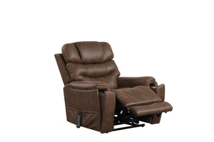 English Elm Walnut Guinevra Transitional Lift Chair with Dual Motors, Steel Seat Box, USB Port, Wired Controller B2741P387683