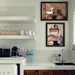 English Elm Trendy Decor 4u Home Sweet Two Panel Black Framed Typography Wall Art Set B067P254100