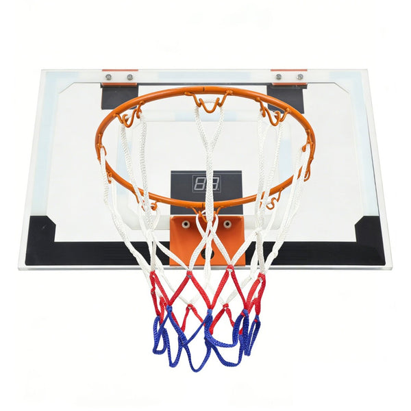 English Elm Mini Indoor Basketball Hoop with Electronic Scoreboard for Bedroom or Dorm Room Play W3087P376257