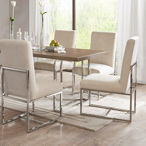 Madison Park Junn Modern/Contemporary Dining Chair (set of 2) MP108-0765 Natural