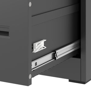 English Elm 3 Drawer Steel Vertical File Cabinet with Lock for Home Office Legal Letter Folders T2398P272052