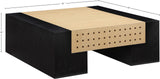 Mondrian Black Coffee Table 99001-CT Meridian Furniture