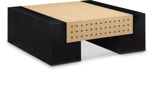 Mondrian Black Coffee Table 99001-CT Meridian Furniture