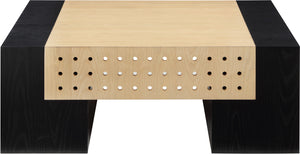 Mondrian Black Coffee Table 99001-CT Meridian Furniture