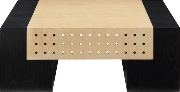 Mondrian Black Coffee Table 99001-CT Meridian Furniture