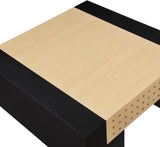 Mondrian Black Coffee Table 99001-CT Meridian Furniture