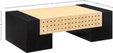 Mondrian Black Coffee Table 99002-CT Meridian Furniture