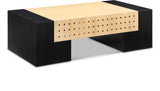 Mondrian Black Coffee Table 99002-CT Meridian Furniture