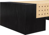 Mondrian Black Coffee Table 99002-CT Meridian Furniture