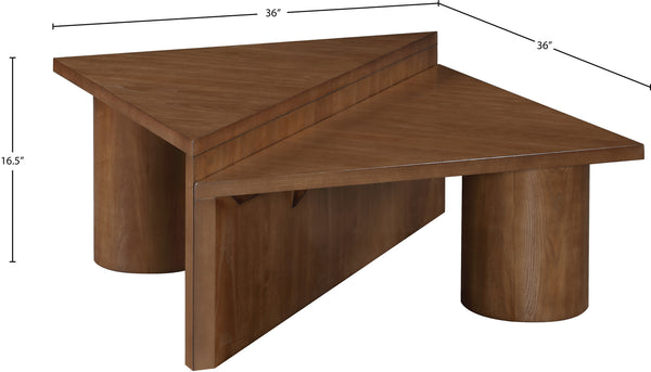 Pavillion Walnut Coffee Table 99003Walnut-CT Meridian Furniture
