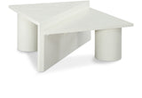 Pavillion White Coffee Table 99003White-CT Meridian Furniture