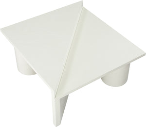 Pavillion White Coffee Table 99003White-CT Meridian Furniture