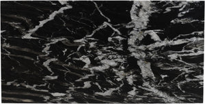 Meridian Furniture Vernazza Genuine Stone Rectangular Coffee Table Handcrafted Natural Veining for Living Rooms Black Genuine Marble 99004Black-CT