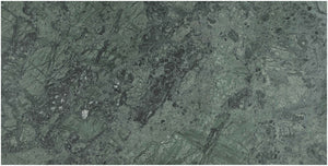 Meridian Furniture Vernazza Genuine Stone Rectangular Coffee Table Handcrafted Natural Veining for Living Rooms Green Genuine Marble 99004Green-CT