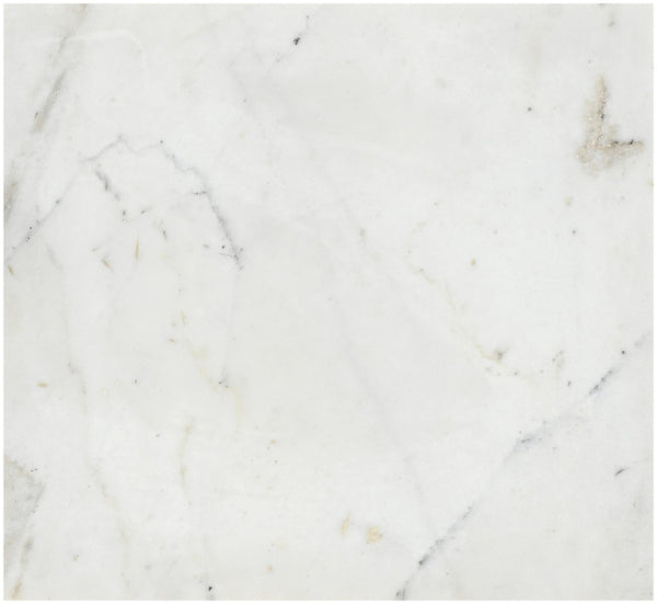 Meridian Furniture Vernazza Genuine Stone Side Table Handcrafted Sculptural Accent for Modern Living Spaces White Genuine Marble 99004White-ET