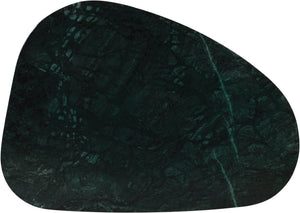 Meridian Furniture Messina Genuine Marble Coffee Table with Sculptural Triple Column Base for Modern Living Rooms Green Genuine Marble 99008Green-CT
