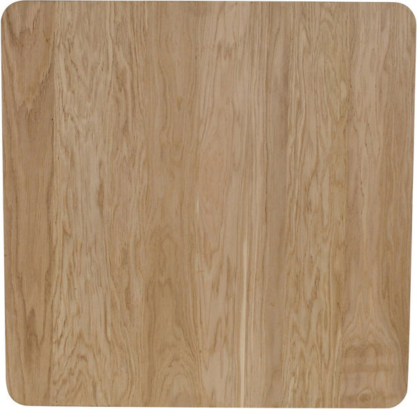 Meridian Furniture Ferrara Art Deco Square Coffee Table with Stone Base and Oak Top for Stylish Living Room Decor Beige 99009Beige-CT