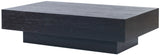 Otto Black Coffee Table 99015Black-CT Meridian Furniture