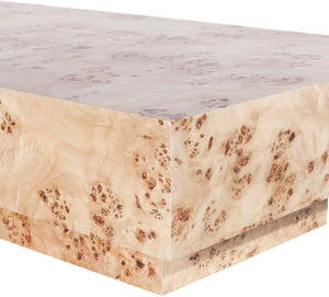 Otto Natural Coffee Table 99015Burl-CT Meridian Furniture