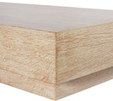 Otto White Coffee Table 99015Oak-CT Meridian Furniture