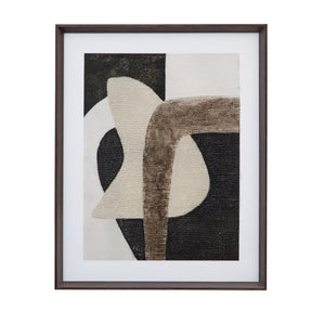 Basset Mirror Spin Framed Print In Weathered Black-brown Frame - Perfect For Adding Elegance To Your Decor Black Wood Frame,Clear Glass 9902-236a