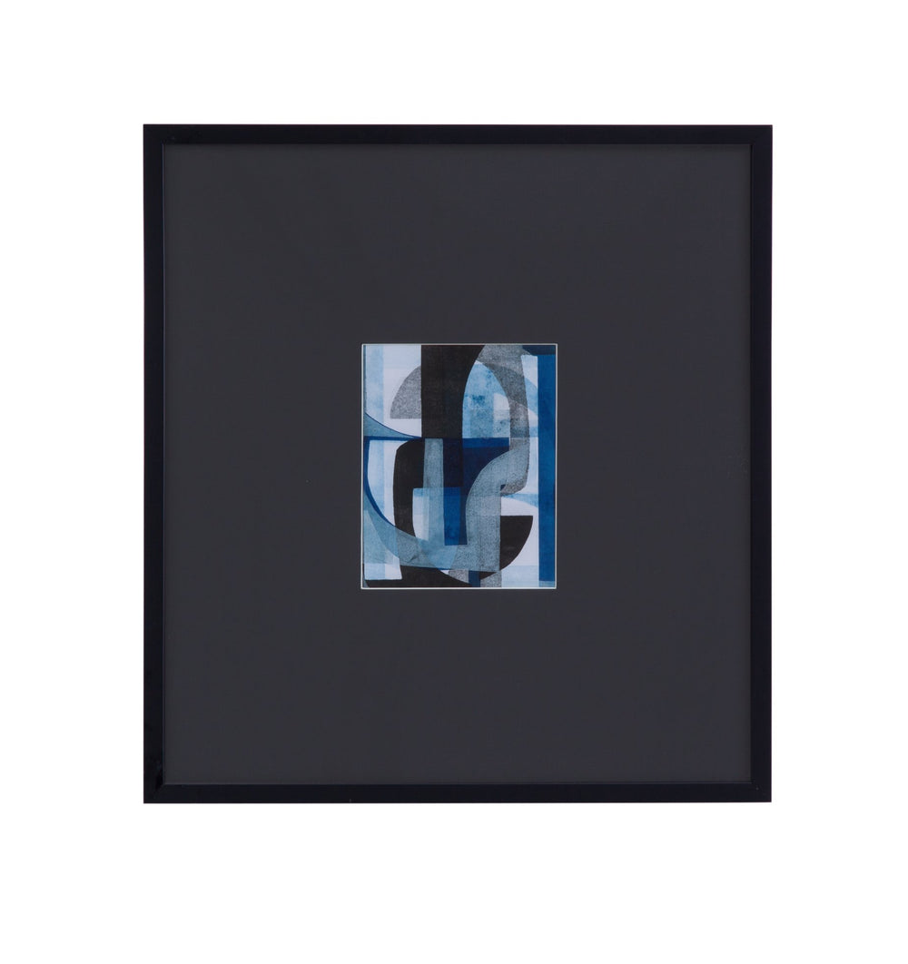 Basset Mirror Leo I Framed Print - Elegant Artwork In Matte Black Frame With Oversized Black Matboard For Home Decor Black Wood Frame,Clear Glass 9902-238a