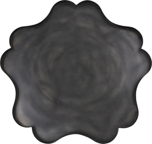 Meridian Furniture Eloise Sculptural Coffee Table with Artistic Base Detail for Stylish Modern Living Rooms Black Iron 99022Black-CT