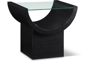 Beverwil Black End Table 99023Black-ET Meridian Furniture