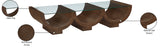 Beverwil Brown Coffee Table 99023Brown-CT Meridian Furniture