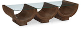 Beverwil Brown Coffee Table 99023Brown-CT Meridian Furniture