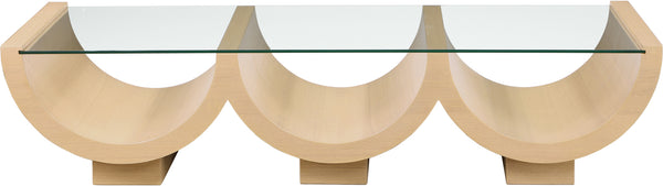 Beverwil Natural Oak Coffee Table 99023Natural-CT Meridian Furniture