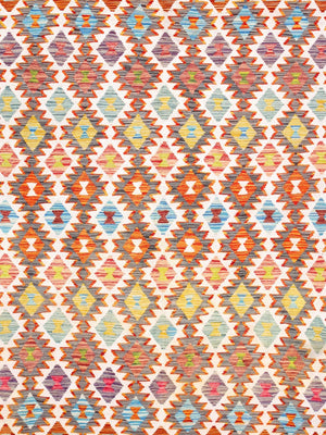 Pasargad Home Kilim Collection Handcrafted Reversible Wool Area Rug For Timeless Elegance   990248 7x10