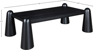 Wyndham Black Coffee Table 99024Black-CT Meridian Furniture