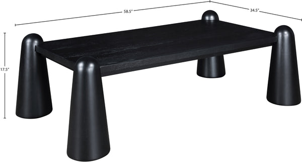 Wyndham Black Coffee Table 99024Black-CT Meridian Furniture