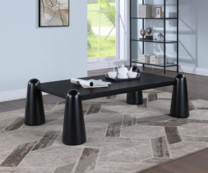 Wyndham Black Coffee Table 99024Black-CT Meridian Furniture