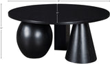 Revive Black Coffee Table 99025Black-CT Meridian Furniture