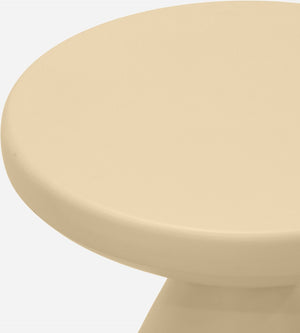 Meridian Furniture Anika Sculptural End Table with Geometric Open Frame for Modern Living and Bedroom Spaces Beige Iron 99026Beige-ET